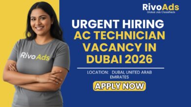 AC Technician Vacancy in Dubai 2026